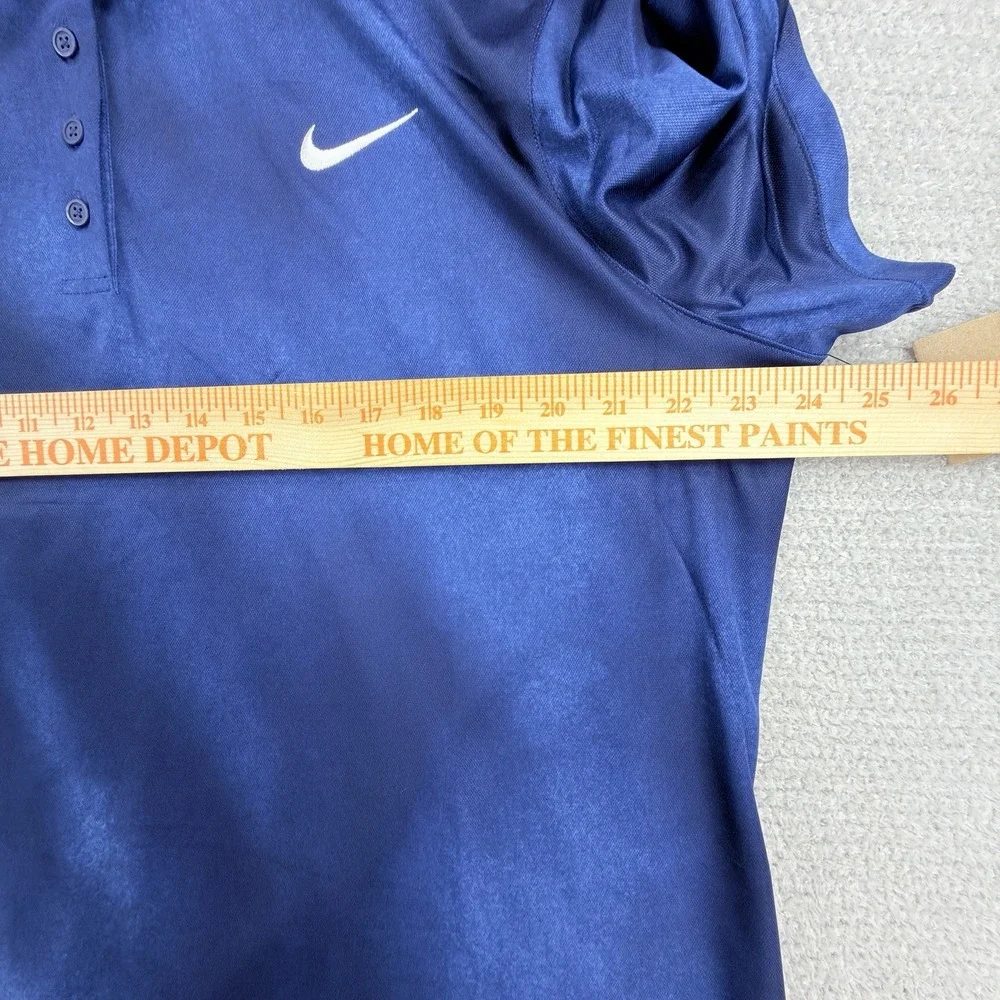 NWT Nike Victory Golf Polo Shirt Womens XXL Dri-FIT Printed Navy FQ1798-461